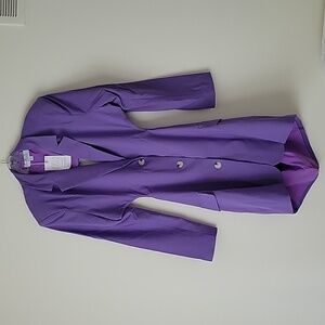 ASOS Aria Cove Ruched Open Back Blazer Dress in Lilac- Size 12- New!